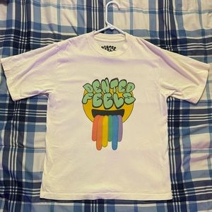 White DentedFeels Tee Sz S